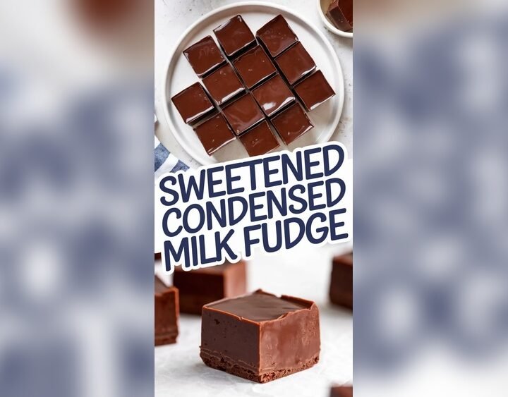 Creamy Sweetened Condensed Milk Fudge A Smooth 3 Ingredient Chocolate Treat