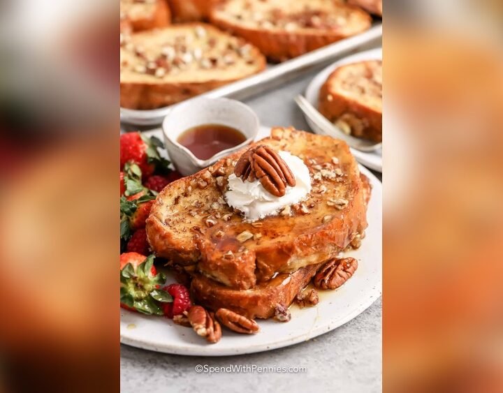 Easy Overnight Maple Walnut French Toast