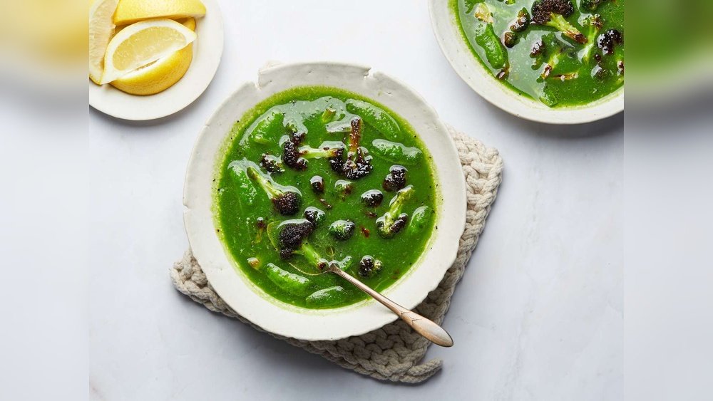 Hot Green Soup Bowl