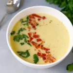 Potato Leek Black Pudding Soup