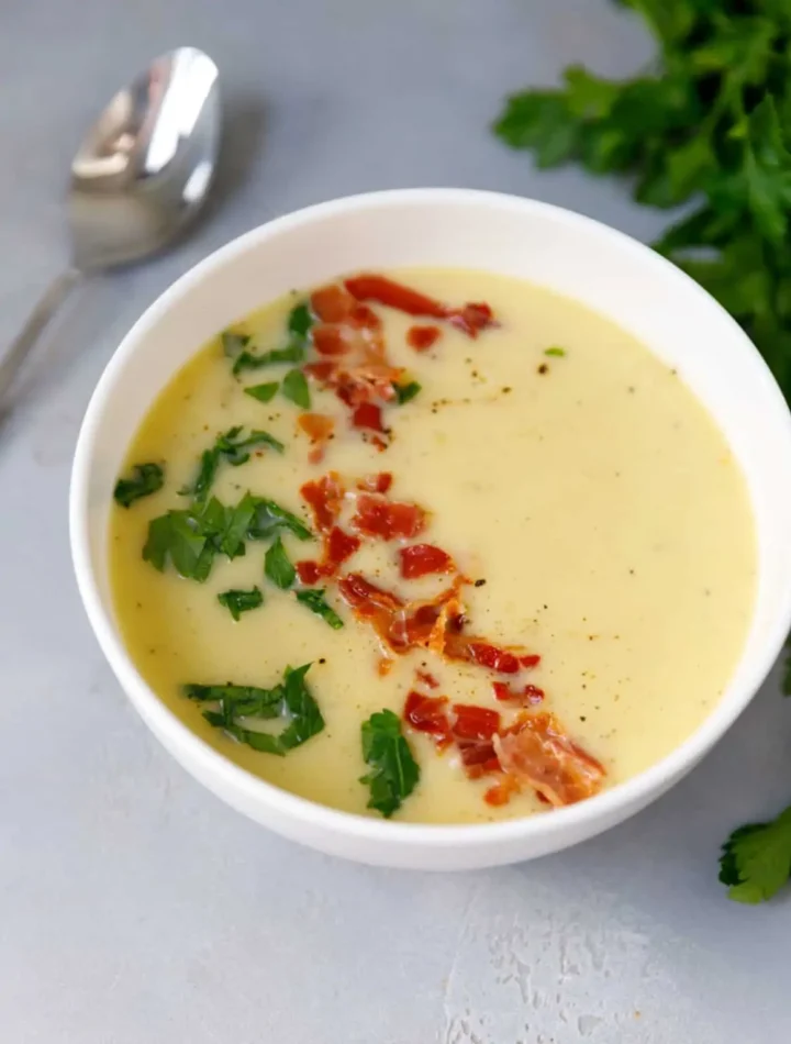 Potato Leek Black Pudding Soup