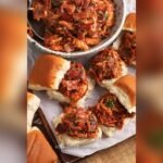 Slow Cooker Bacon Barbecue Chicken Sliders