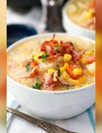 Slow Cooker Recipe Bacon Corn Chowder