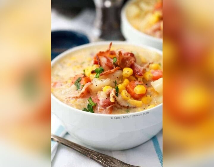 Slow Cooker Recipe Bacon Corn Chowder
