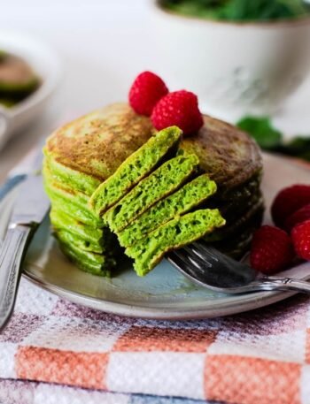 Soft Green Pancakes