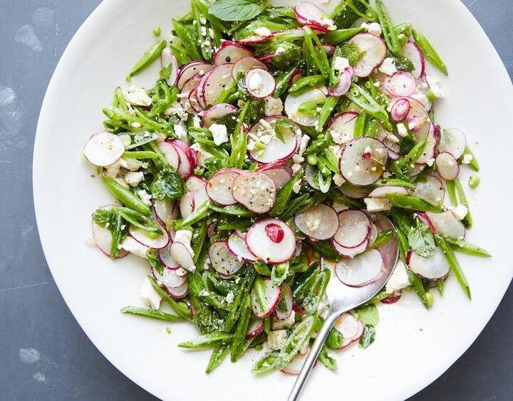 Sugar Snap Pea Peas And Ricotta Salad