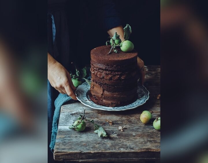Sweet Green Chocolate Cake