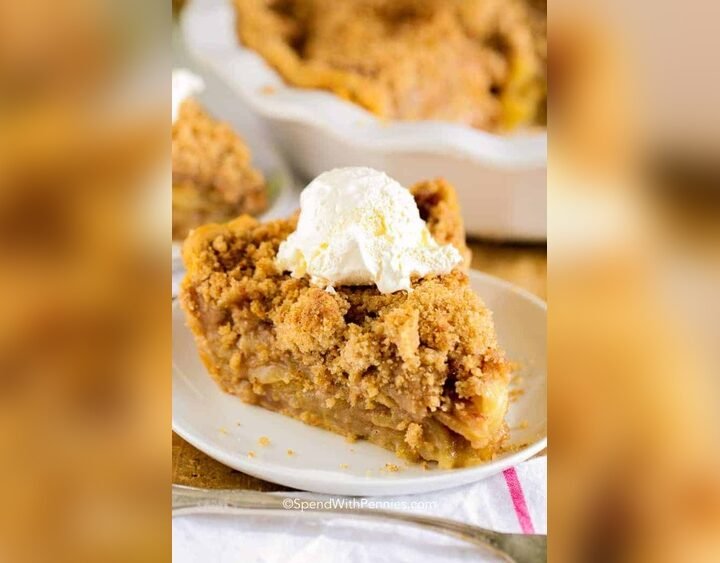 The Best Apple Crunch Pie Ever