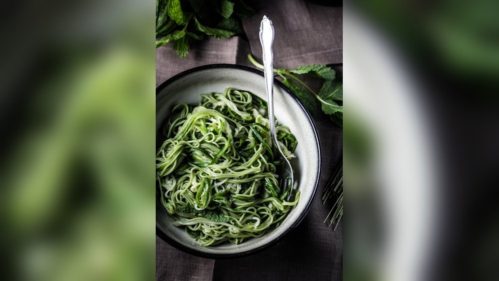 Thin Green Noodles