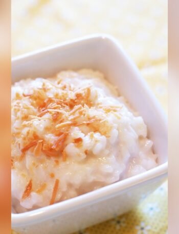Vanilla Coconut Rice Pudding