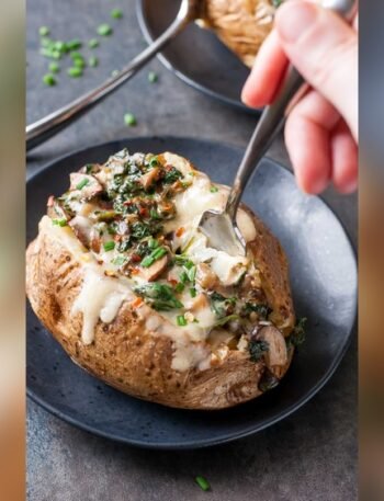 Veggie Loaded Baked Potato