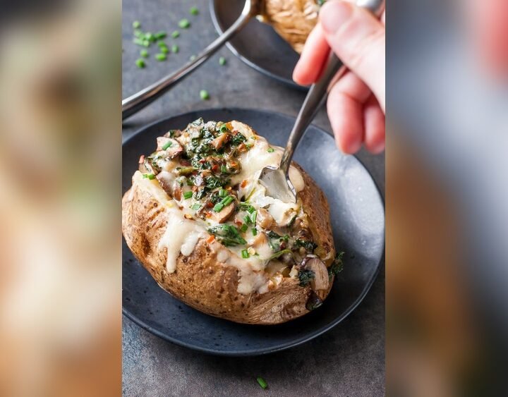 Veggie Loaded Baked Potato