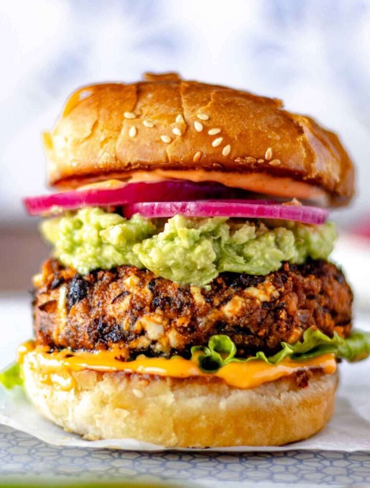 The Ultimate High-Protein Black Bean Burger (Non-Mushy & Grill-Ready!)