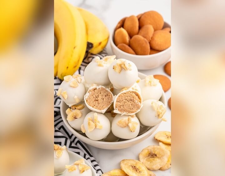 Easy Banana Pudding Truffles