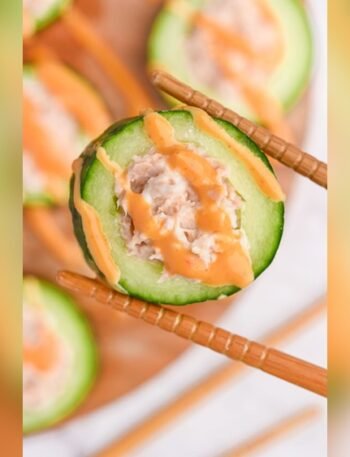 Easy Cucumber Sushi Rolls (The Best Low Carb Lunch Idea!)