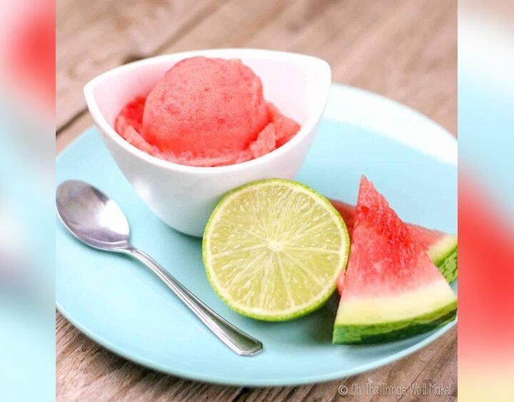 Easy Healthy Watermelon Sorbet Recipe