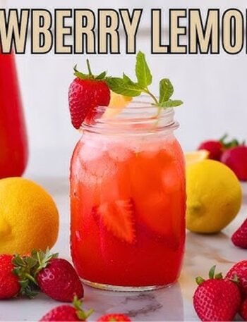 Easy Strawberry Lemonade Recipe (Fresh Squeezed & Refreshing!)