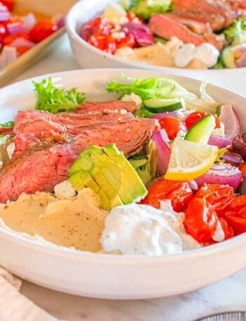 Flavorful Mediterranean Steak Bowl: A Balanced Power Meal for Easy Dinners