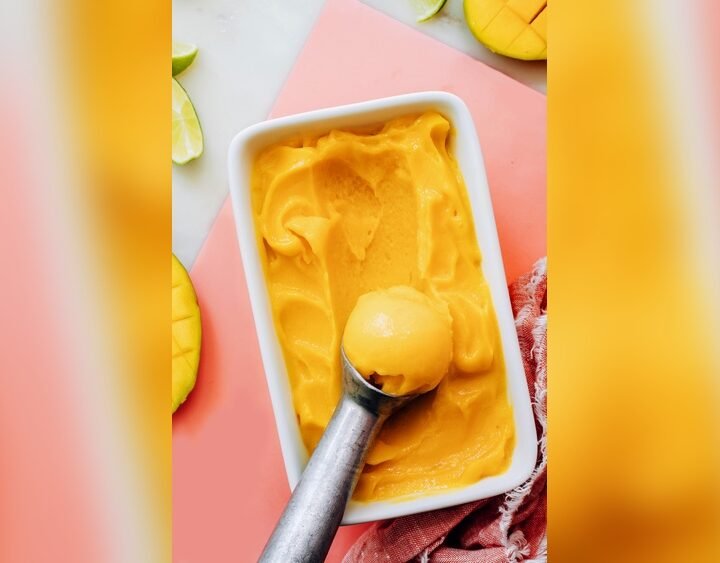 Healthy Mango Sorbet Recipe