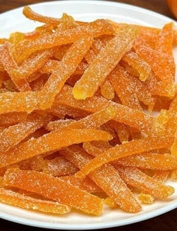 Homemade Sour And Sweet Orange Candies