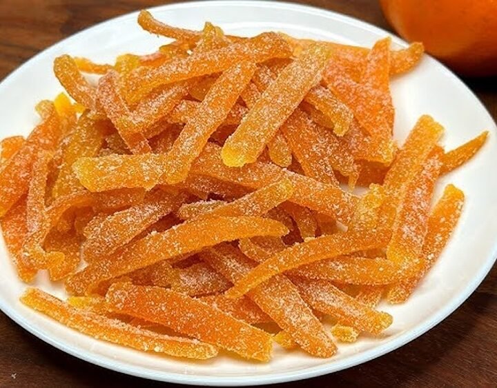 Homemade Sour And Sweet Orange Candies
