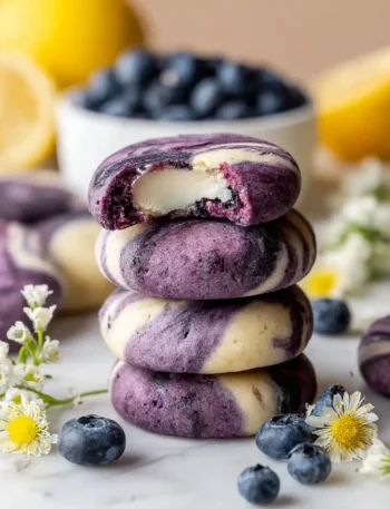 Healthy Lemon Blueberry Cheesecake Cookies (Bakery-Style Made Simple)