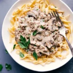 Easy Healthy Beef Stroganoff: A Simple One Skillet Dinner Idea