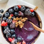 Healthy Blueberry Banana Smoothie Bowl