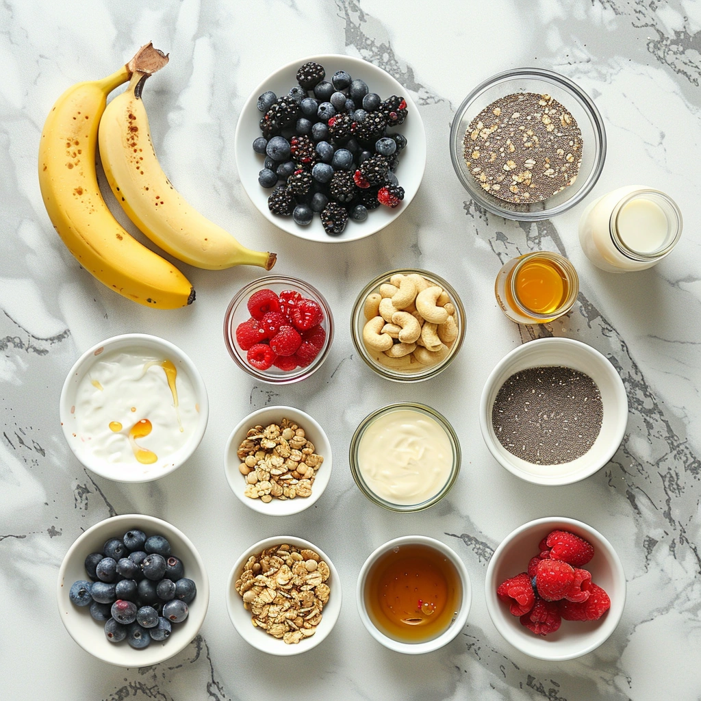  Healthy Peanut Butter and Jelly Smoothie Bowl