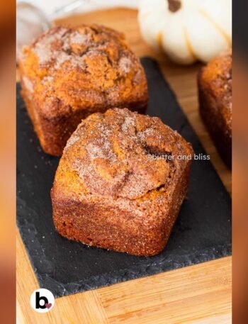 Easy Cinnamon Swirl Pumpkin Bread Recipe (The Cutest Mini Loaves!)