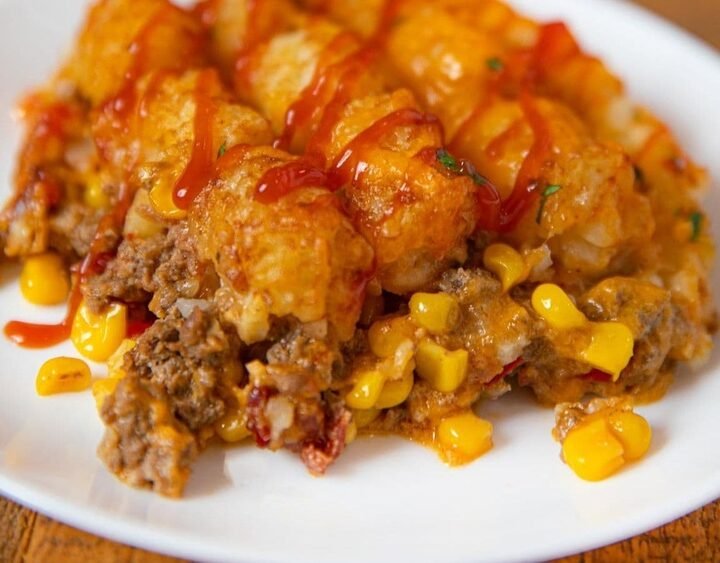 Easy Cowboy Casserole Recipe (The Ultimate Ground Beef Casserole)