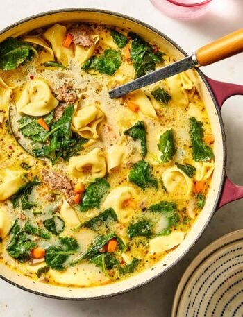 Easy Dinner Recipes For Family: Hearty Vegetable Tortellini Soup