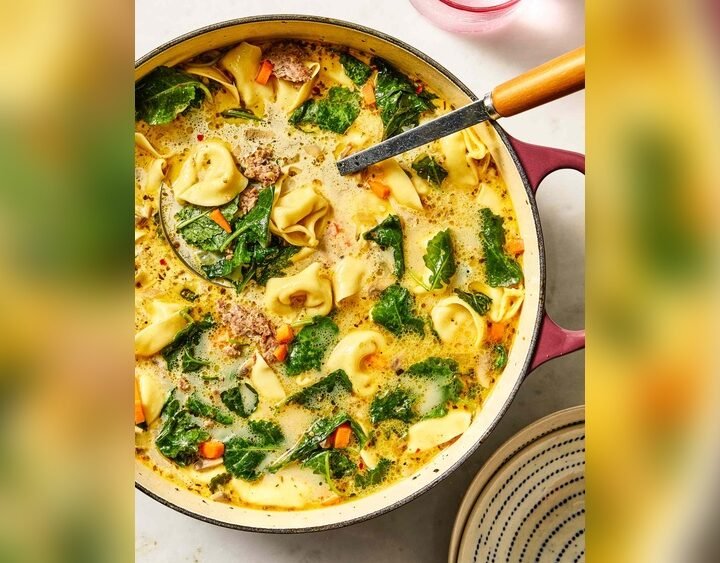Easy Dinner Recipes For Family: Hearty Vegetable Tortellini Soup