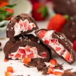 Frozen Strawberry Yogurt Bites