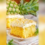 Healthy Pina Colada Coconut Cake