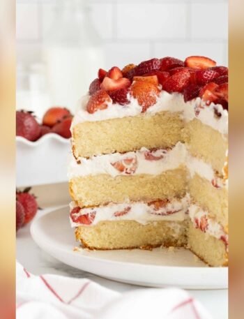 Strawberry Shortcake Cake