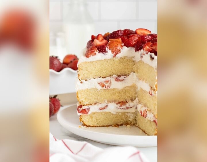 Strawberry Shortcake Cake