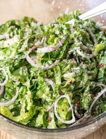 The Best Healthy Parmesan Chopped Salad Recipe (Perfect Light Lunch!)
