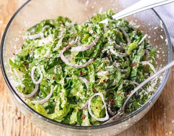 The Best Healthy Parmesan Chopped Salad Recipe (Perfect Light Lunch!)