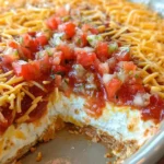 Layered Cream Cheese and Salsa Dip