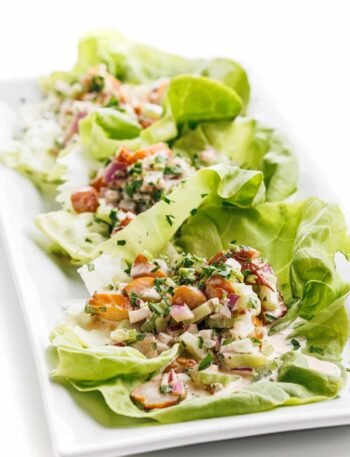 Homemade Shrimp Salad Cups