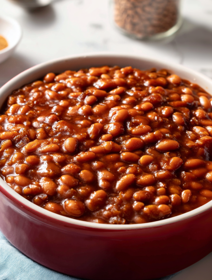 Brown Sugar Baked Beans with Bushes Baked Beans
