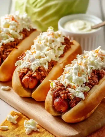 Zesty Hotdog Coleslaw