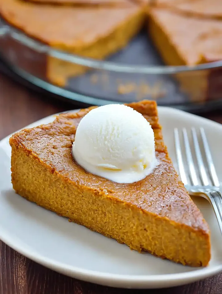 Crustless Pumpkin Pie
