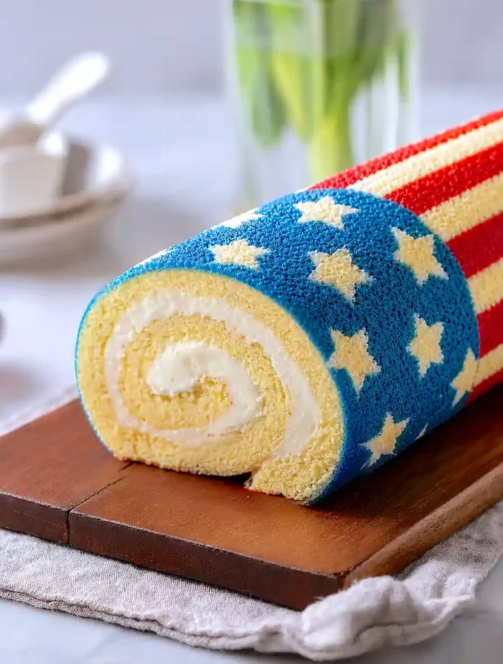 Best American Flag Cake Roll