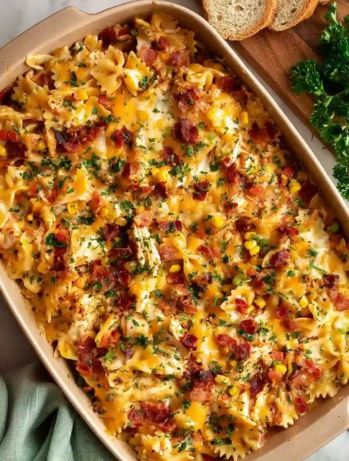 BBQ Ranch Chicken Casserole