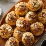 Mouthwatering Mini Bagel with Cream Cheese