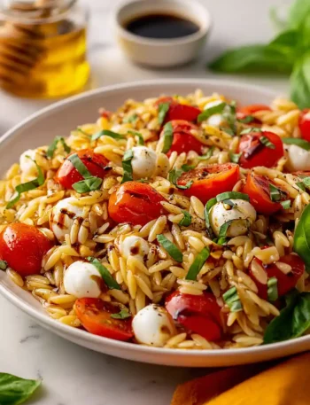 Caprese Orzo Salad