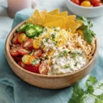 Protein Cottage Cheese Chicken Taco Bowl