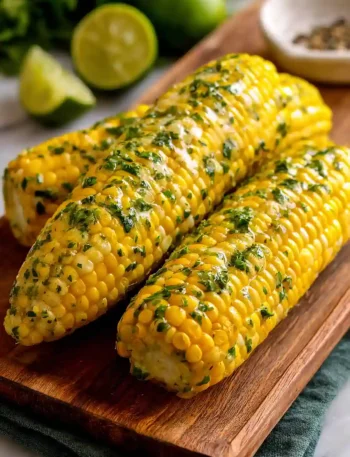 Toaster Oven Baked Corn on the Cob